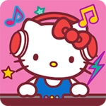 hello kitty music party android application logo